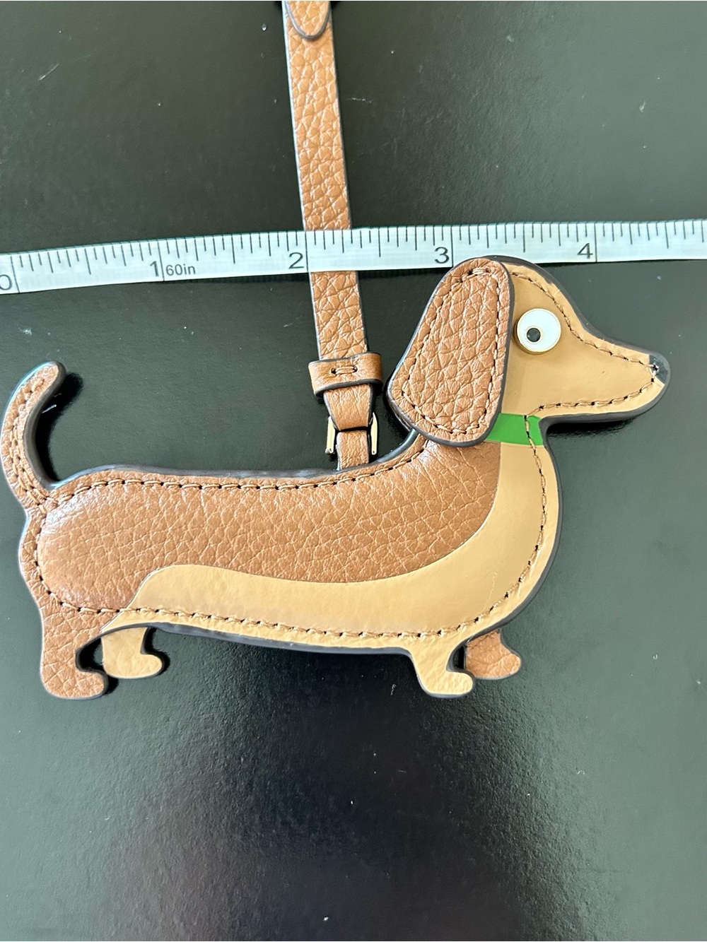 Kate Spade Brown Leather Dachshund Dog Bag Charm - Picture 10 of 16